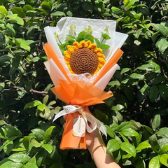 Bó Hoa Hướng Dương Len, Bó Hoa Bằng Len, Bó Hoa Len Handmade LYLYCRAFT-02