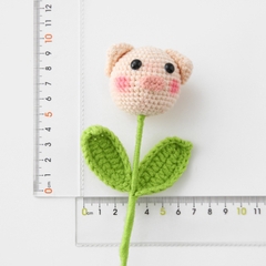 Hoa Heo LYLYCRAFT Móc Bằng Len Milk Cotton Handmade Thủ Công Dùng Để Tặng Người Yêu, Tặng Hoa Tốt Nghiệp