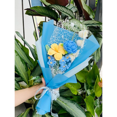 Bó Hoa Len Handmade LYLYCRAFT Quà Tặng Sinh Nhật, Valentine, 8/3, 20/10 Tặng Bạn Gái, Người Yêu, Mẹ, Bạn Bè-04