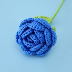 Hoa Hồng Chất Liệu Len Milk Cotton Dùng Để Trang Trí Hoặc Làm Quà Tặng, Hoa Len Handmade LYLYCRAFT