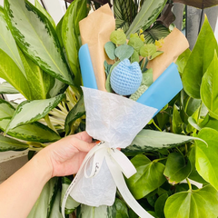 Bó Hoa Tulip LYLYCRAFT Bằng Len Handmade Làm Quà 20/10 Tặng Mẹ, Bạn Gái, Người Yêu-05