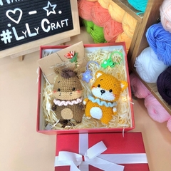Móc Khoá Len LYLYCRAFT 12 Con Giáp Bằng Len Baby Yarn, Hộp Quà Tặng Ngày Lễ, Tốt Nghiệp, Sinh Nhật, Valentine ( Có sẵn)