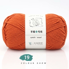 Len Yaoh Wool 100g LYLYCRAFT Sợi To 3mm, Len Milk Cotton Dùng Đan Móc Khăn, Túi Xách, Thú Bông Len