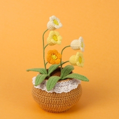 Chậu Hoa Len Để Bàn LYLYCRAFT Handmade Dùng Làm Đồ Decor Nhà Quà Tặng Tốt Nghiệp, Sinh Nhật, Ngày Lễ