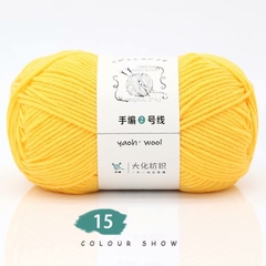 Len Yaoh Wool 100g LYLYCRAFT Sợi To 3mm, Len Milk Cotton Dùng Đan Móc Khăn, Túi Xách, Thú Bông Len