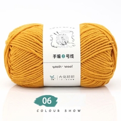 Len Yaoh Wool 100g LYLYCRAFT Sợi To 3mm, Len Milk Cotton Dùng Đan Móc Khăn, Túi Xách, Thú Bông Len