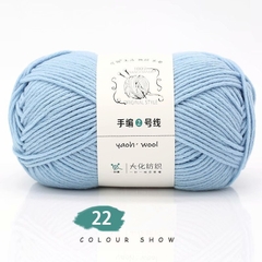 Len Yaoh Wool 100g LYLYCRAFT Sợi To 3mm, Len Milk Cotton Dùng Đan Móc Khăn, Túi Xách, Thú Bông Len