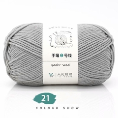 Len Yaoh Wool 100g LYLYCRAFT Sợi To 3mm, Len Milk Cotton Dùng Đan Móc Khăn, Túi Xách, Thú Bông Len
