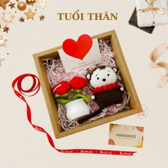 Hộp Quà Tặng Móc Khoá Len 12 Con Giáp Handmade - THÂN
