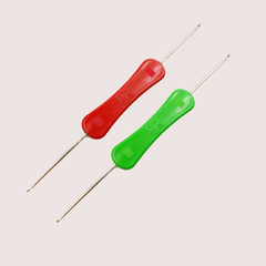 Kim móc 2 đầu cán nhựa. Kim móc len 2 đầu cán nhựa dành cho người mới bắt đầu , dụng cụ đan móc len phù hợp với dòng len milk cotton
