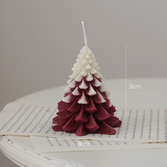 Nến Thơm Giáng Sinh LYLYCRAFT Sét Quà Handmade Cây Thông Trang Trí Cho Làm Việc Và Phòng Nhỏ Mùi Hương Dễ Ngủ, Thư Giãn
