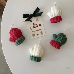 Nến Thơm Giáng Sinh LYLYCRAFT Sét Quà Handmade Cây Thông Trang Trí Cho Làm Việc Và Phòng Nhỏ Mùi Hương Dễ Ngủ, Thư Giãn