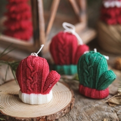 Nến Thơm Giáng Sinh LYLYCRAFT Sét Quà Handmade Cây Thông Trang Trí Cho Làm Việc Và Phòng Nhỏ Mùi Hương Dễ Ngủ, Thư Giãn