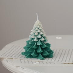 Nến Thơm Giáng Sinh LYLYCRAFT Sét Quà Handmade Cây Thông Trang Trí Cho Làm Việc Và Phòng Nhỏ Mùi Hương Dễ Ngủ, Thư Giãn
