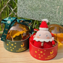Móc Khoá Giáng Sinh Ông Già Noel LYLYCRAFT Bằng Len Handmade Dễ Thương Đan Tay Dùng Trang Trí,Tặng Bạn Bè Người Yêu Dịp