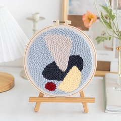 Giá Đỡ Mini Bằng Gỗ Để Điện Thoại, Tranh Ảnh Tranh Thêu Len Trang Trí Để Bàn Tiện Lợi