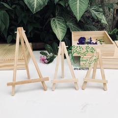 Giá Đỡ Mini Bằng Gỗ Để Điện Thoại, Tranh Ảnh Tranh Thêu Len Trang Trí Để Bàn Tiện Lợi