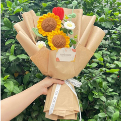 Bó Hoa Hướng Dương Len Tốt Nghiệp Handmade LYLYCRAFT, Quà Tặng Tốt Nghiệp Dành Tặng Bạn Bè Người Yêu-08