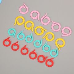 Ghim Đánh Dấu Len LYLYCRAFT Hình Tròn Bằng Nhựa Màu Ngẫu Nhiên, Kim Đánh Dấu Dùng Làm Móc Khoá Len Handmade