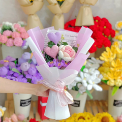 Bó hoa len gói theo yêu cầu 02