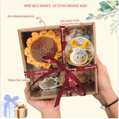 Como quà 12 cung hoàng đạo + hoa hướng dương - Bạch Dương