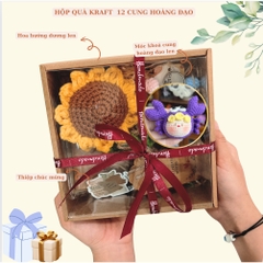 Como quà 12 cung hoàng đạo + hoa hướng dương - Bọ Cạp