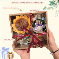 Como quà 12 cung hoàng đạo + hoa hướng dương - Xử nữ