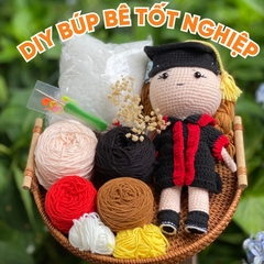 Set nguyên liệu làm búp bê tốt nghiệp