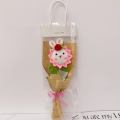 Bó Hoa Len Handmade Tặng Cho Nữ 20/10 LYLYCRAFT, Hoa Len Dành Tặng Bạn Bè Người Yêu, Hoa Tặng Mẹ, Có Gói Theo Yêu Cầu