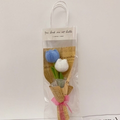 Bó Hoa Len Handmade Tặng Cho Nữ 20/10 LYLYCRAFT, Hoa Len Dành Tặng Bạn Bè Người Yêu, Hoa Tặng Mẹ, Có Gói Theo Yêu Cầu