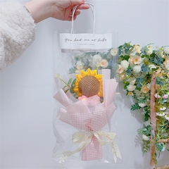 Bó Hoa Len Handmade Tặng Cho Nữ 20/10 LYLYCRAFT, Hoa Len Dành Tặng Bạn Bè Người Yêu, Hoa Tặng Mẹ, Có Gói Theo Yêu Cầu
