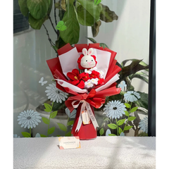 Bó Hoa Hướng Dương Len, Bó Hoa Bằng Len, Bó Hoa Len Handmade LYLYCRAFT-14