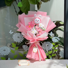 Bó Hoa Hướng Dương Len, Bó Hoa Bằng Len, Bó Hoa Len Handmade LYLYCRAFT-18