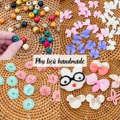 Phụ liệu handmade, Nguyên liệu làm vòng tay hạt nhựa xâu chuỗi Nhiều Màu Sắc Để Làm Trang Sức DIY - màu ngẫu nhiên