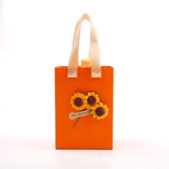 Hộp Quà Sinh Nhật Có Quai Túi Xách, Hộp Đựng Quà Sang Trọng Màu Đen Tặng Đối Tác Lylycraft Handmade