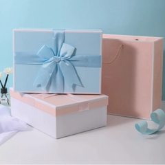 Hộp Đựng Quà Sinh Nhật Kèm Túi Sang Trọng Màu Hồng, Xanh Pastel Nhiều Size Hộp Lớn Nhỏ