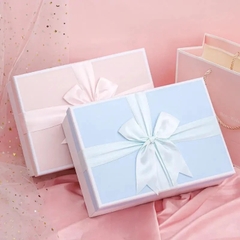 Hộp Đựng Quà Sinh Nhật Kèm Túi Sang Trọng Màu Hồng, Xanh Pastel Nhiều Size Hộp Lớn Nhỏ
