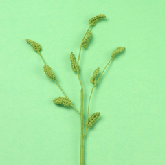 Cành Hoa Cói Bằng Len Thủ Công