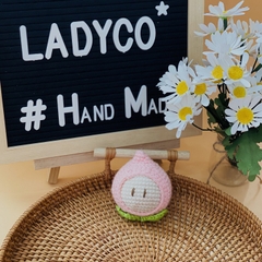 DIY gói nguyên liệu tự làm móc khoá len móc thú đầu tròn đội mũ nhồi bông amigurumi quà tặng handmade - LYLYCRAFT