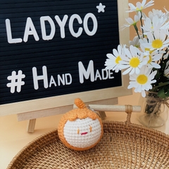 DIY gói nguyên liệu tự làm móc khoá len móc thú đầu tròn đội mũ nhồi bông amigurumi quà tặng handmade - LYLYCRAFT