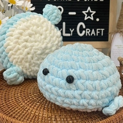 Set Nguyên Vật Liệu LYLYCRAFT Tự Làm Cá Heo Bằng Len Nhung Đũa Có Kèm Hướng Dẫn, Quà Tặng 8/3 Handmade Thủ Công Gấu Bông