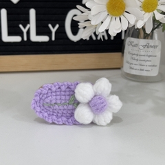 Thành phẩm Kẹp tóc len handmade