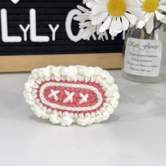 Thành phẩm Kẹp tóc len handmade