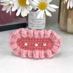Thành phẩm Kẹp tóc len handmade