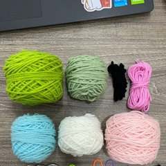 Set Len Làm Móc Khoá Động Vật Nhỏ