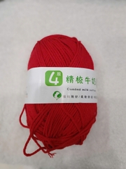 Len Milk Cotton Combed Cuộn 50g Sợi 2mm