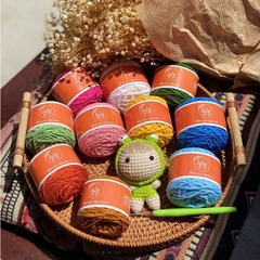 Len Milk Cotton Flex Yarn 25g Sợi 2mm, Cuộn Len LYLYCRAFT Chất Liệu Mềm, Mịn Làm Móc Khoá Handmade, Thú Bông, Nhiều Màu