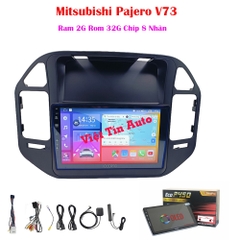 Màn hình Android xe Mitsubishi Pajero V73