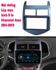 Bộ Mặt dưỡng màn hình 9 In xe Chervolet Aveo 2011-2013 Kèm Canbus  và rắc nguồn Zin