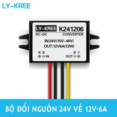 Bộ chuyển đổi nguồn DC 24 về DC 12V-6A